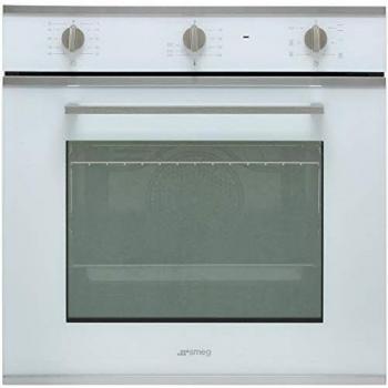Horno Eléctrico Multifunción SMEG SF64M3VB, 70L, Control de Temperatura 50-250 °C, Blanco con Paredes Antiadherentes y Eficiencia Energética A