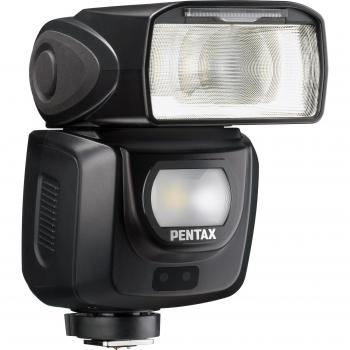 Flash Pentax AF 360 FGZ II con bolsa, automático y tipo cobra