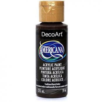 Acrilico americana dipingere 2 once tradizionali Burnt Umber/opaco