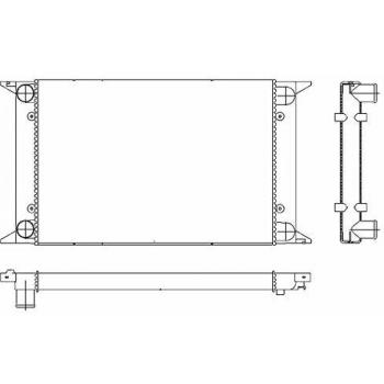 Radiador de Refrigeración del Motor MAHLE ORIGINAL CR 415 000P para VOLKSWAGEN GOLF 1