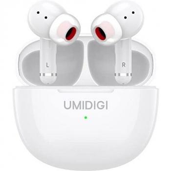 UMIDIGI AirBuds Pro Auriculares Inalambricos Bluetooth Hybrid Active Noise Cancelling, In-Ear Auriculares con 6 Microfonos, Immersive Sound Bass Auriculares Inalambricos con 5 Tamaños de Auriculares