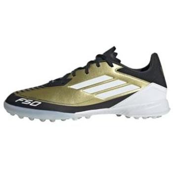 Adidas F50 League TF Messi Botas de Fútbol Multitaco y Terreno Duro Oro (40 2/3)