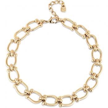 Women's Necklaces Serotonin 18k Gold Plated Medium Links Necklace COL1898ORO000