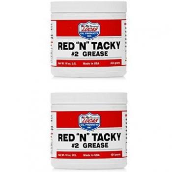 2 x Lucas Red N Tacky Multipurpose Lithium & Polymer Grease NLGI 454g