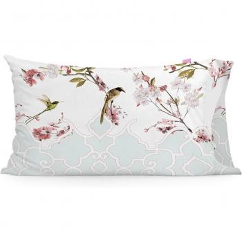 Funda de almohada multicolor HappyFriday Sakura 50 x 75 cm (2 Unidades)