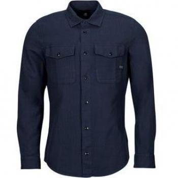Camisa G-Star Raw Marine Slim Fit para Hombre en Color Azul Marino