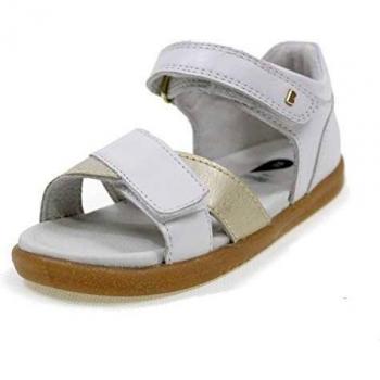 Bobux Sandalias abiertas con doble correa I Walk Sail Niña 635002 blanco/dorado Blanco Size: 22 EU