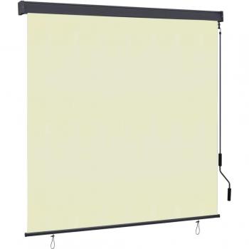 Cream Outdoor Roller Shade 170x250 cm