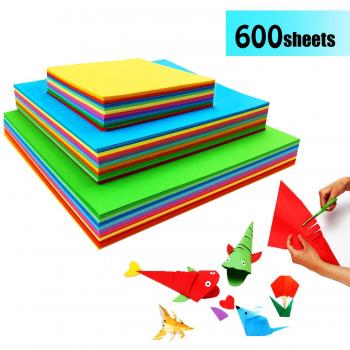 Papel de Origami - Hojas de Origami Papiroflexia Papel Colores para DIY Manualidades Proyectos