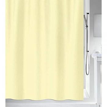 Cortina de Ducha de Poliester PRIMO 180x200 cm Amarillo Claro Spirella