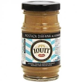 Louit - Mostaza Diáfana estragón, 115 gr - [pack de 4]