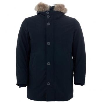 Herno Men's Elegant Blue Jacket - IT48 | M, Winter Jacket, Male, Blue, Size: M, Polyester with Italian Craftsmanship