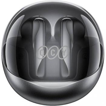 Auriculares Inalámbricos QCY AilyBuds Clear T32 Negros con Bluetooth 5.3, ANC, 22.50h de autonomía y micrófonos ENC