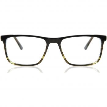 Square Full Rim Plastic Men's Prescription Glasses - Black - Size 55 - Blue Light Block Available - Free Lenses - Arise Collective