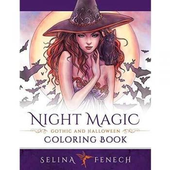 Night Magic - Gothic and Halloween Coloring Book: 10