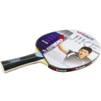 Butterfly Zhang Jike Silver - Pala de ping pong, color rojo