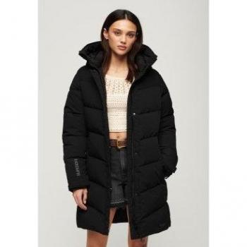 Parka acolchada City Chevron negro Superdry