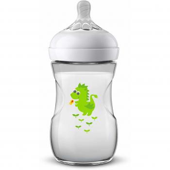 Philips Avent SCF070/24 - Biberón Natural de 260 ml, Dragón