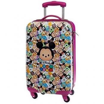 Tsum Tsum Maleta de Cabina Rígida, Color Rosa, 33 Litros