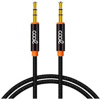 Cable Jack 3.5 Mm A Jack 3.5 Mm Cool Audio-Audio Nylon Negro