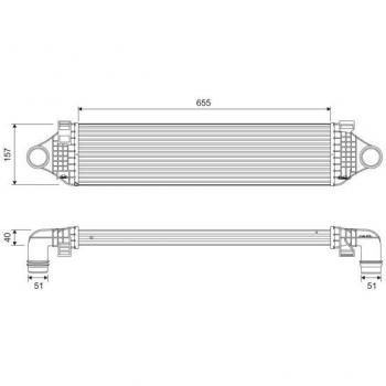 Intercooler VALEO 818689 de alto rendimiento