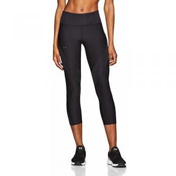 Under Armour UA Vanish Crop Capri, Mujer, Negro