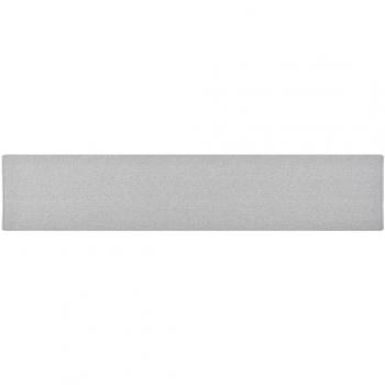 Alfombra de Pasillo vidaXL 80x400 cm Color Antracita, Gris Oscuro, Gris Claro - Alfombra de Piso para Sala de Estar, Dormitorio, Habitación y Salón