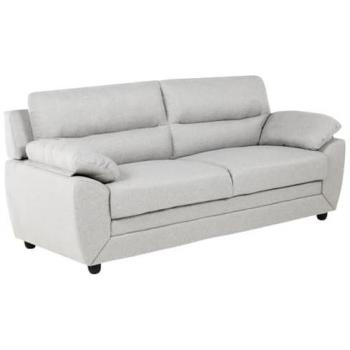Sofá de 3 plazas de tela beige MANOA - Contemporáneo y Diseño