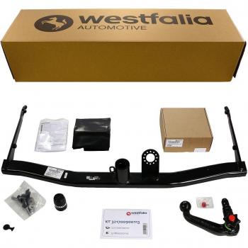 Enganche de remolque extraíble Westfalia 321700900113 para VW Sharan y Seat Alhambra (desde 09/2010) - Incluye kit de cableado específico de vehículo a 13 pines