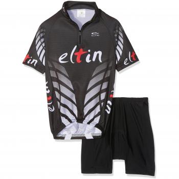 Eltin E0909 Conjunto con Maillot y Culote, Infantil, Negro, 8 años