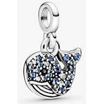 Pandora Multicolor Unisex Blue Whale Pendant Jewelry 798972C01