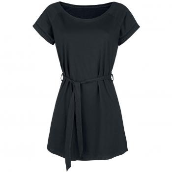 ForPlay Jersey Dress with Tie Waist Vestido Negro 5XL