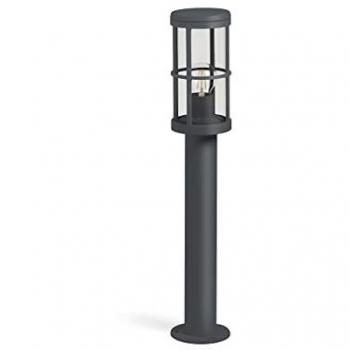 Baliza exterior Novolux Lighting LUG E27 18W IP54 aluminio H65 cm antracita