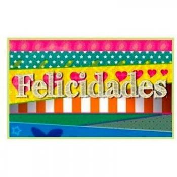 Arguval, s.l. - Etiqueta adhesiva 250unid felicidades 76