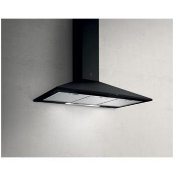 Campana Extractora Elica Missy 90 cm Negra, Aluminio, Clase D, 395 m³/h