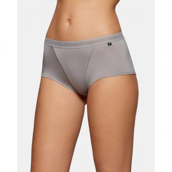 Impetus - Culotte hipster liso con costuras planas, color gris, talla L, material suave premium
