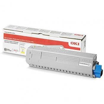 Oki 46861305 adecuado para C834 Toner amarillo 10.000 Hojas