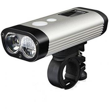 RAVEMEN Pr900 Faro Bicicleta, Adultos Unisex, Plateado, Fino a 900 Lumen
