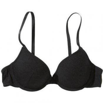 Schiesser BH Gepaddet Sujetador, Negro