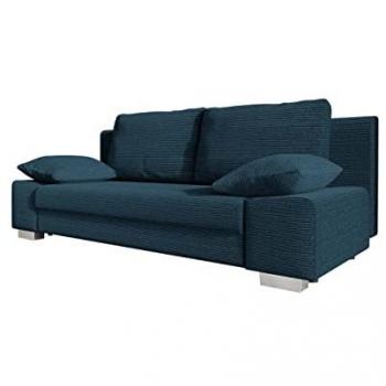 Sofá-cama Comfivo 145 con caja de ropa de cama, dimensiones 200 x 77 x 87 cm, función para dormir y estilo moderno