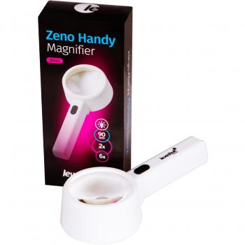 Lupa de Mano Levenhuk Zeno Handy ZH41 con Aumento y Luz LED