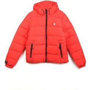 Chaqueta acolchada con capucha Superdry Sports Rojo