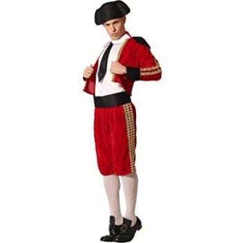 Atosa disfraz torero rojo adulto traje de luces XS