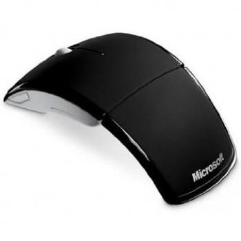 Microsoft ARC Mouse - Ratón inalámbrico, compatible con Mac y Windows, color negro
