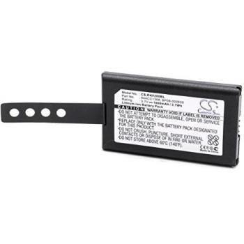 Batería Recargable Li-Ion 1000 mAh para Escáner de Códigos de Barra Datalogic (Reemplaza 11300794, 3H21-00000370, 800065-56