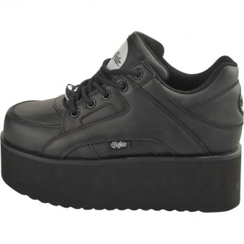 Buffalo Vegan Nubuck Women's Sneakers - 1330-6 Black