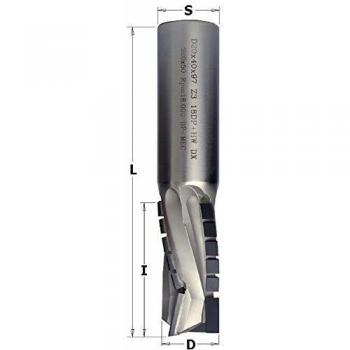 Fresa helicoidal Z3 10-DP (PCD) D:20x25x82 S:20x50 DX CMT