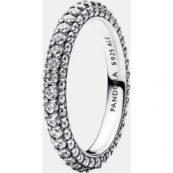Anillo Pandora Timeless de plata con circonitas