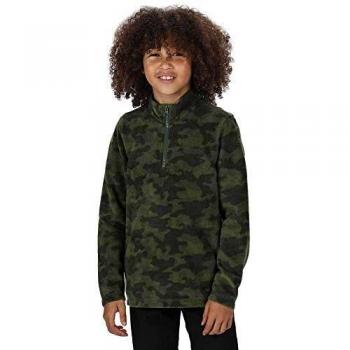 Regatta - Forro Polar Junior Lovely jubblie Fleece Unisex para niño, Race Green Camo, FR: 4XL