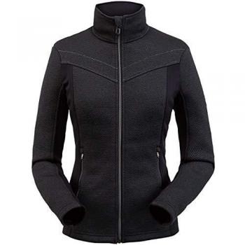 Spyder Encore Full Zip Chaquetas, Mujer, Negro, Extra-Small